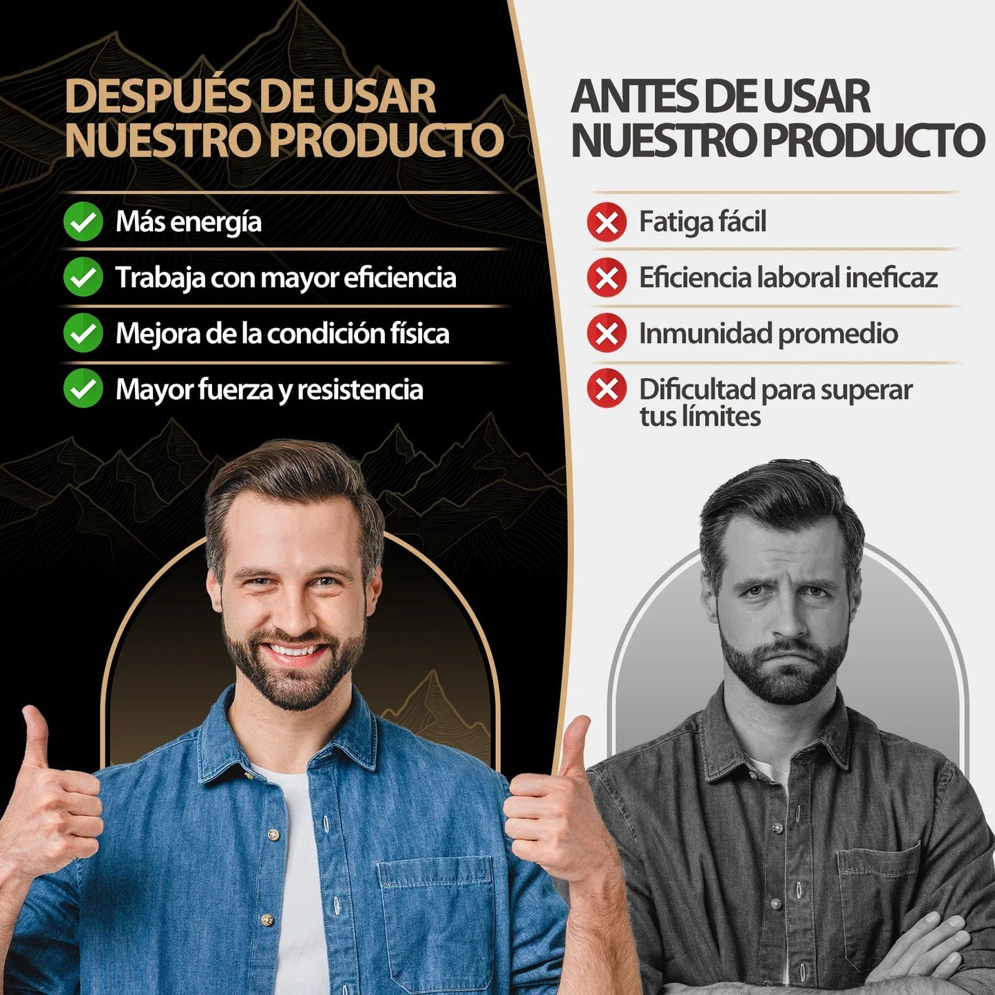 Shilajit® – Recupera tu energía y vitalidad masculina con solo 2 gomitas al día 🍃