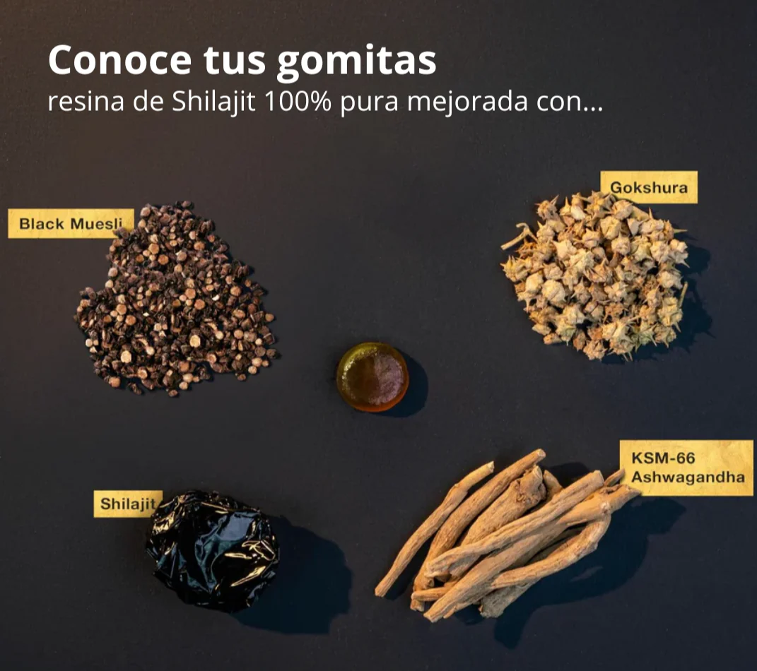 Shilajit® – Recupera tu energía y vitalidad masculina con solo 2 gomitas al día 🍃